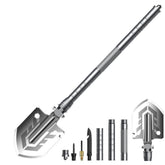 Outdoor Folding Shovel Camping  Multi Tools Knife Axe Saw Military